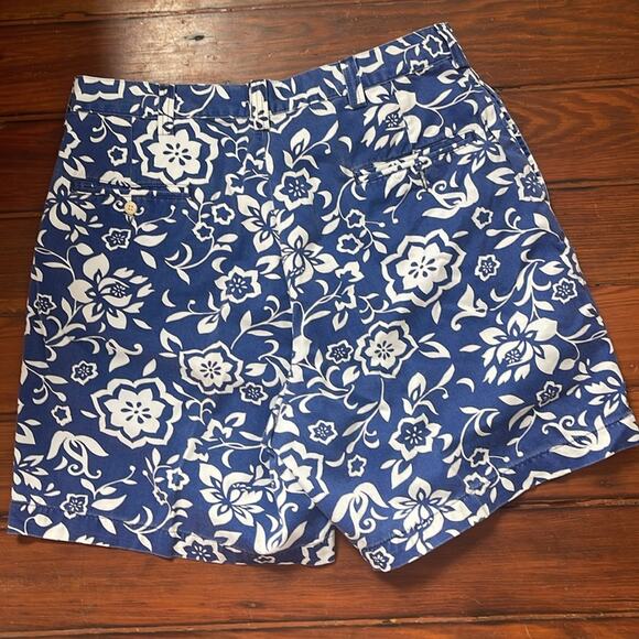 Vintage Polo Sport Ralph Lauren Hawaiian floral print flat front chino shorts 36 - Picture 7 of 7